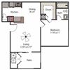 A2 | 1 BED - 1 BATH | 566 SQ FT A2 | 1 BED - 1 BATH | 566 SQ FT